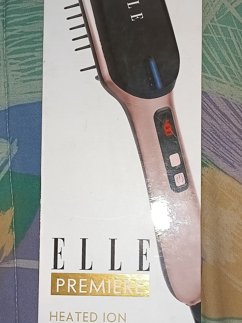Elle Rose Gold Heated Ion Hair Brush